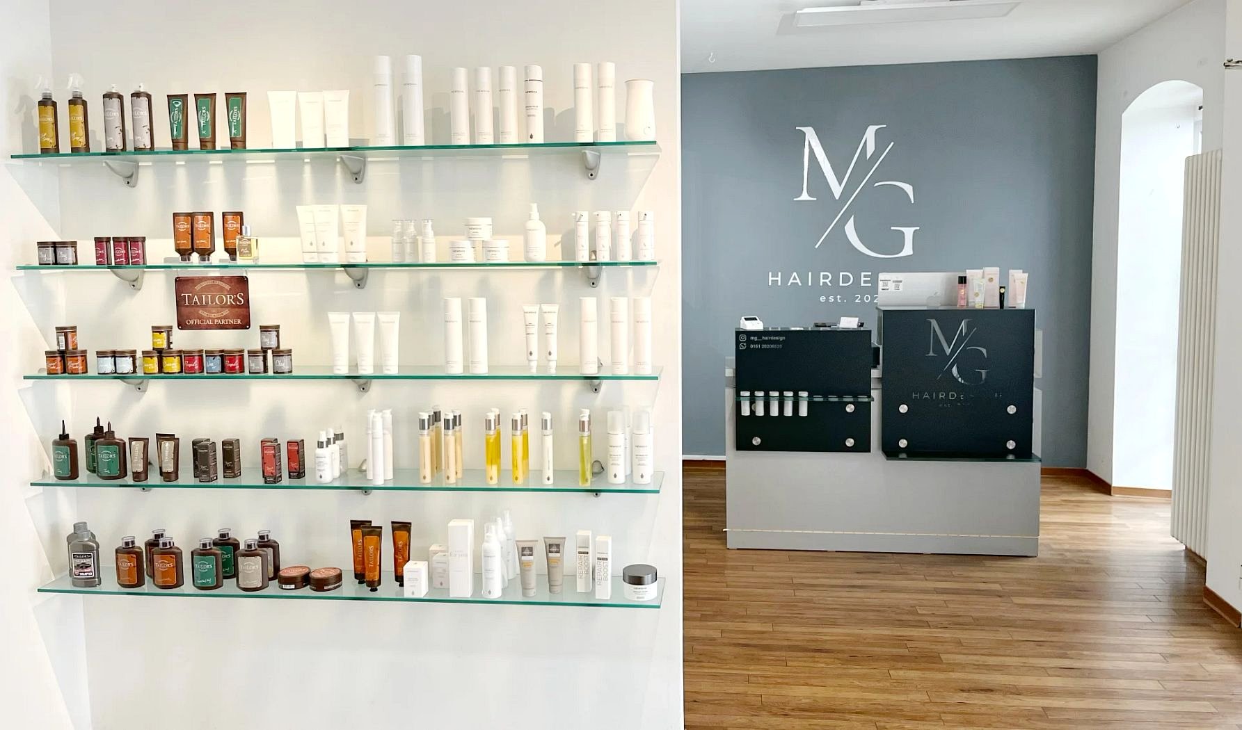 MG Hairdesign Salon-Innenraum